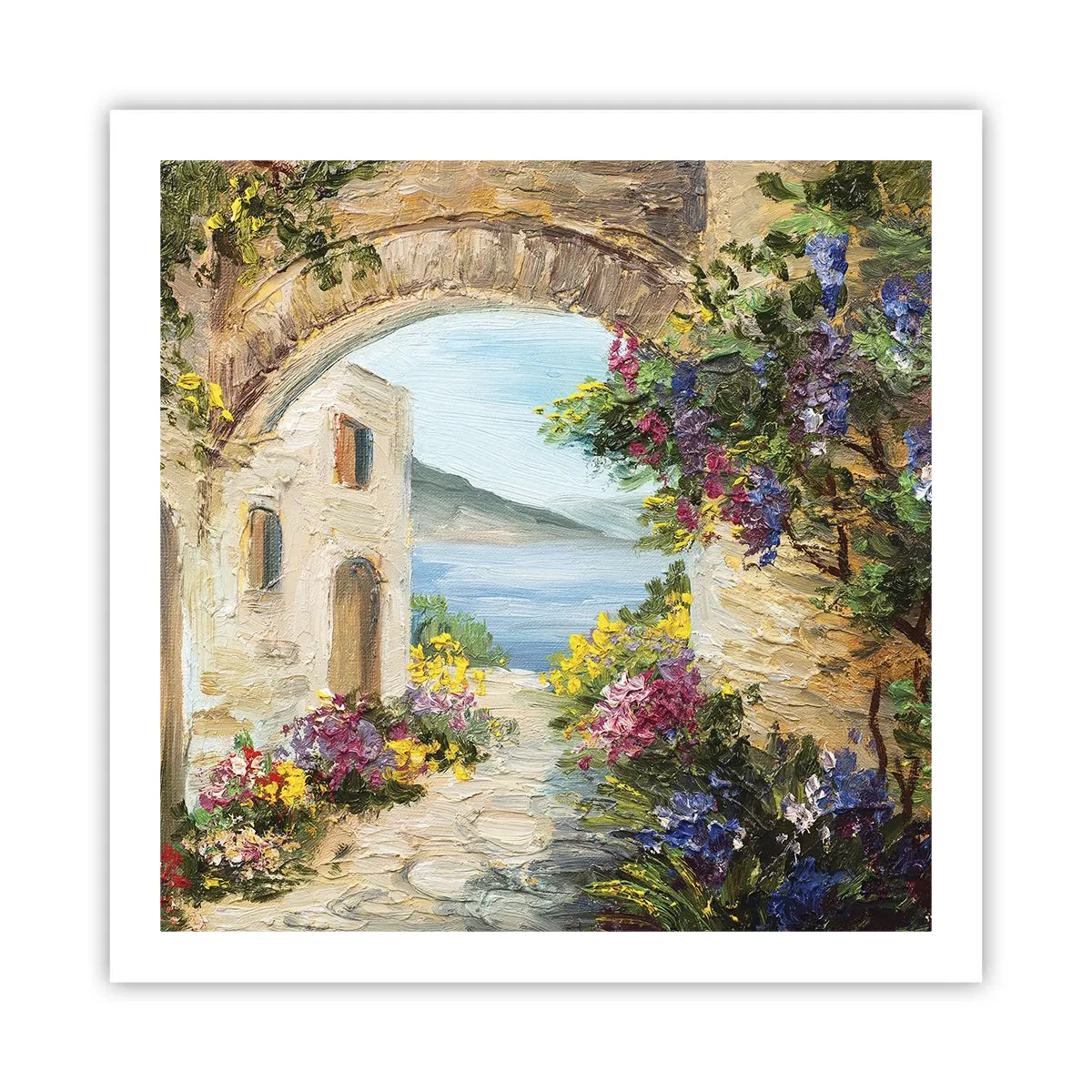 Poster - Charm of a Sea Province - 60x60 cm