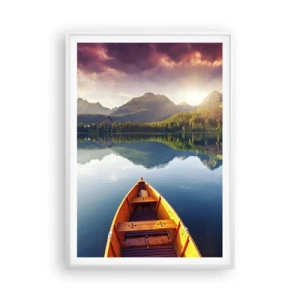 Poster in white frmae - Nothing against Nature - 70x100 cm