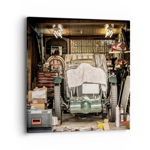 Canvas picture - Back to the Past - 40x40 cm