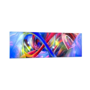 Glass picture - Dance of Colours - 160x50 cm