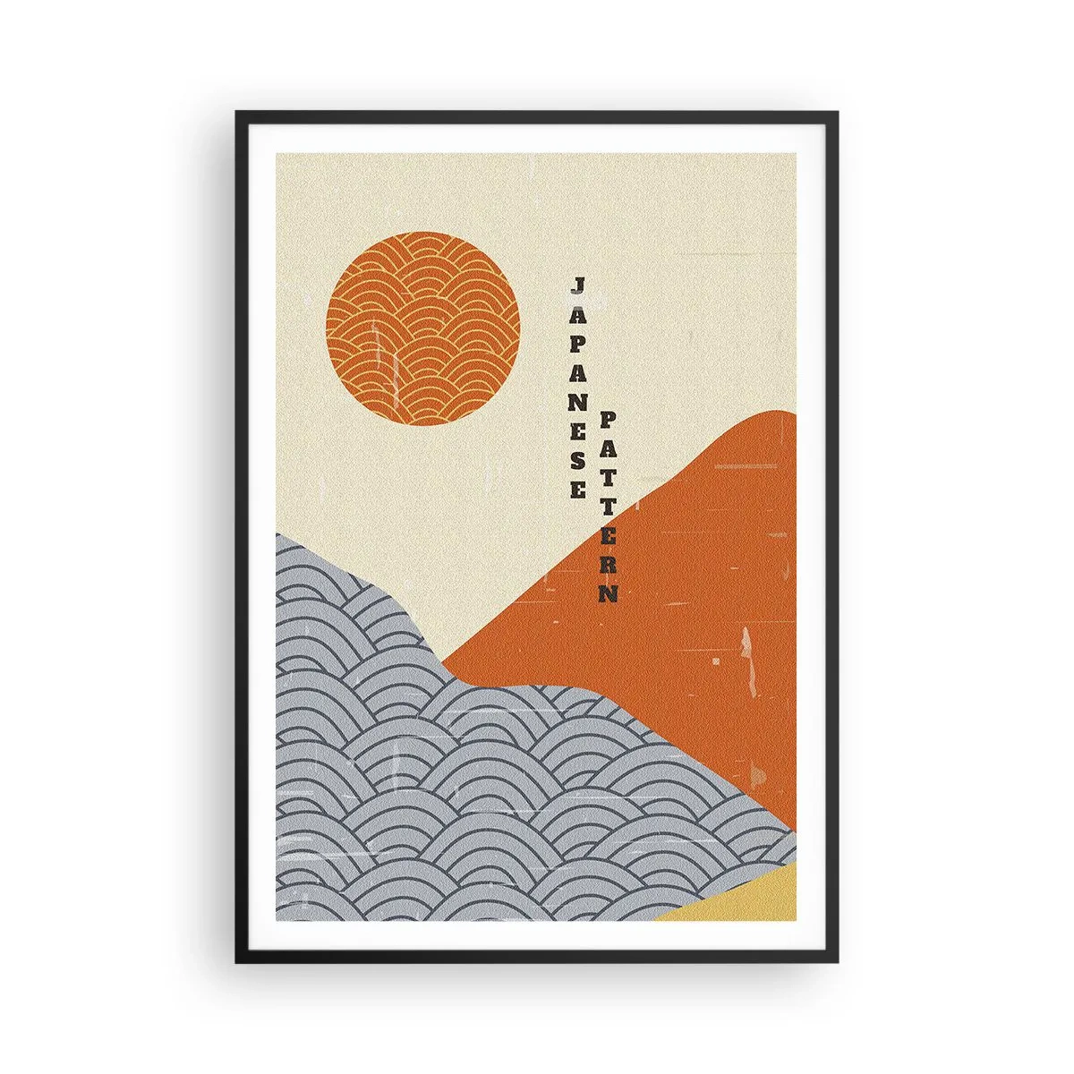 Poster in black frame - In the Japanese Spirit - 70x100 cm