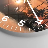 Clock face with numbers