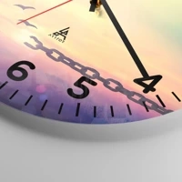 Clock face with numbers