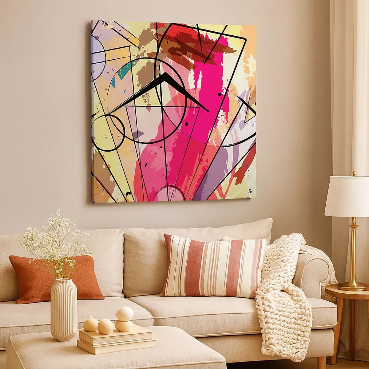 Canvas picture - Explosion  - 30x30 cm