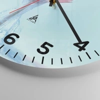 Clock face with numbers