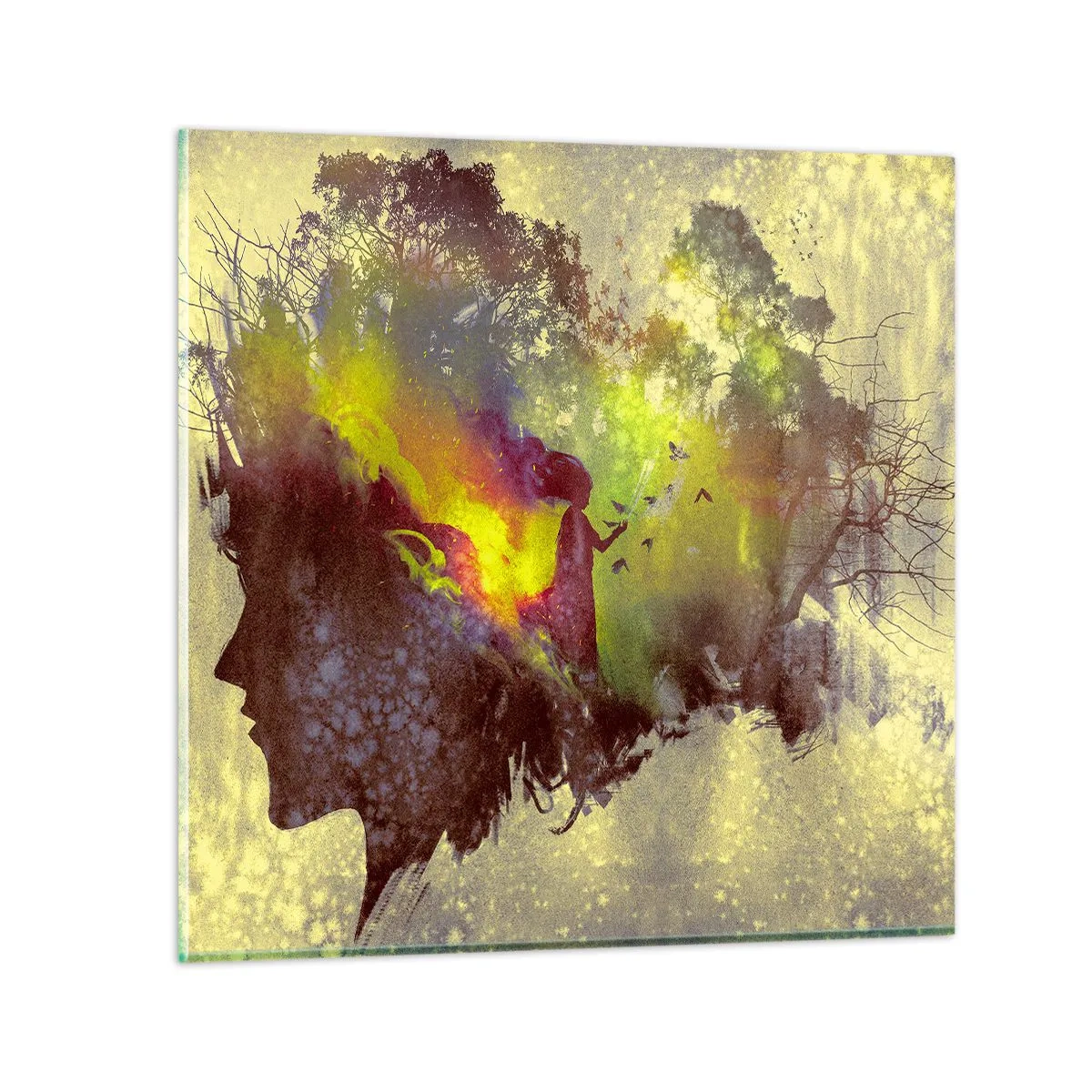 Glass picture - Mother Nature - 60x60 cm