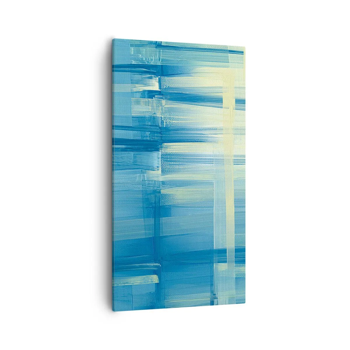 Canvas picture - Composition In Turquoise - 55x100 cm