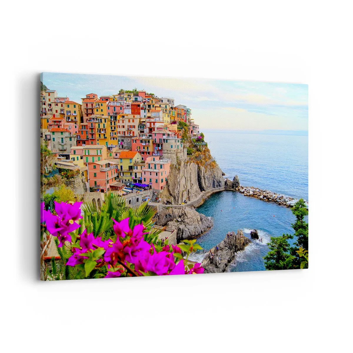 Canvas picture - Laughing City - 120x80 cm