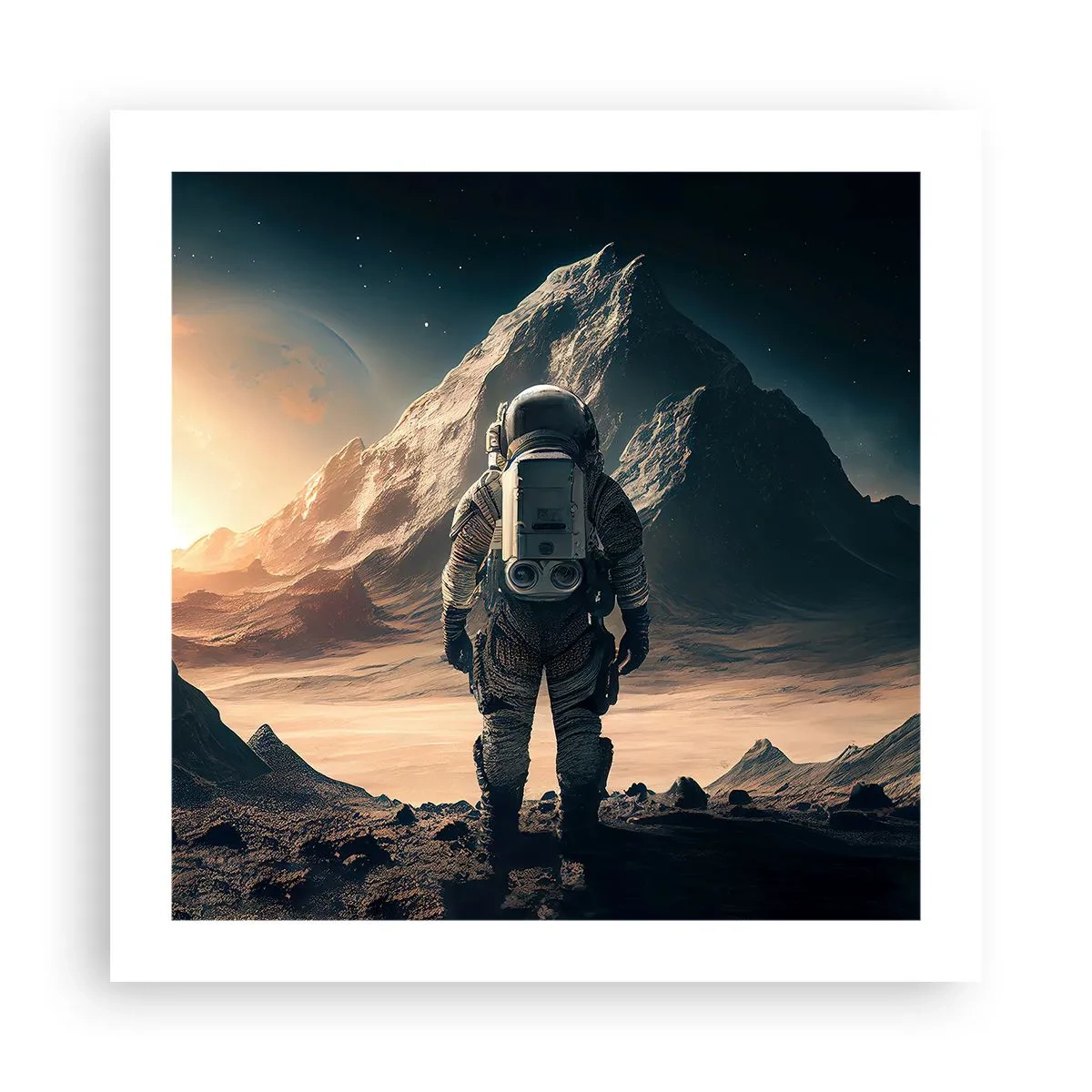 Poster - New Challenge - 50x50 cm