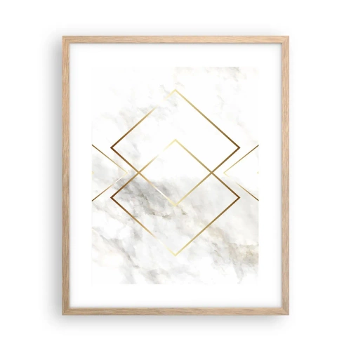 Poster in light oak frame - View over Infinity - 40x50 cm