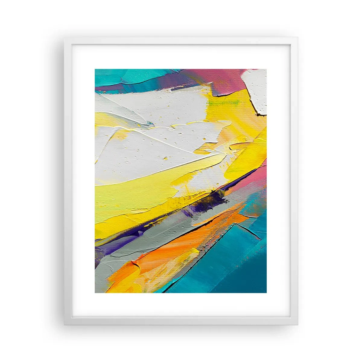 Poster in white frmae - Anatomy of Light - 40x50 cm