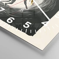 Clock face with numbers