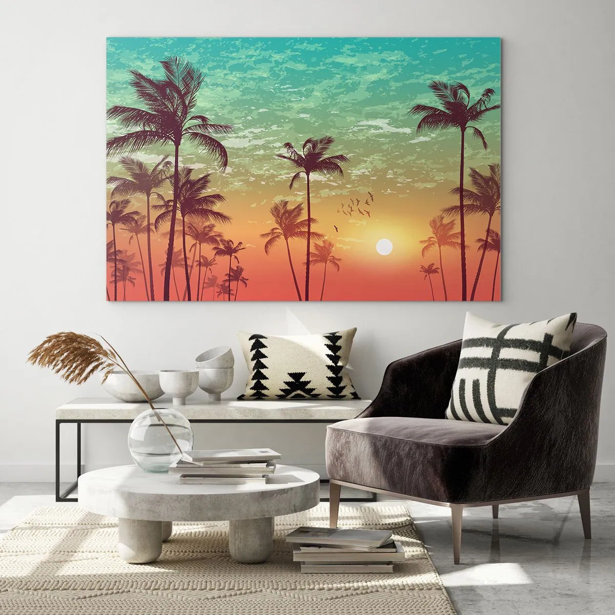 Glass picture - Tropical Climate - 100x70 cm