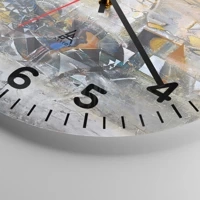 Clock face with numbers