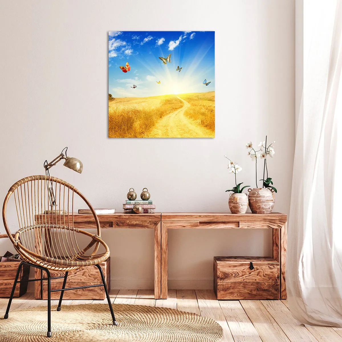 Canvas picture - How Can You Not Love the Summer? - 70x70 cm