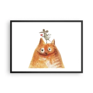 Poster in black frame - Love Paradoxes - 70x50 cm