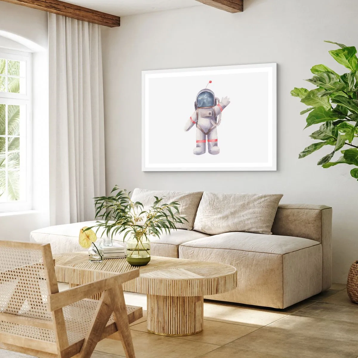 Poster in white frmae - So Long! - 100x70 cm