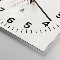 Clock face with numbers