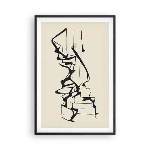 Poster in black frame - Maybe Landscape - 61x91 cm