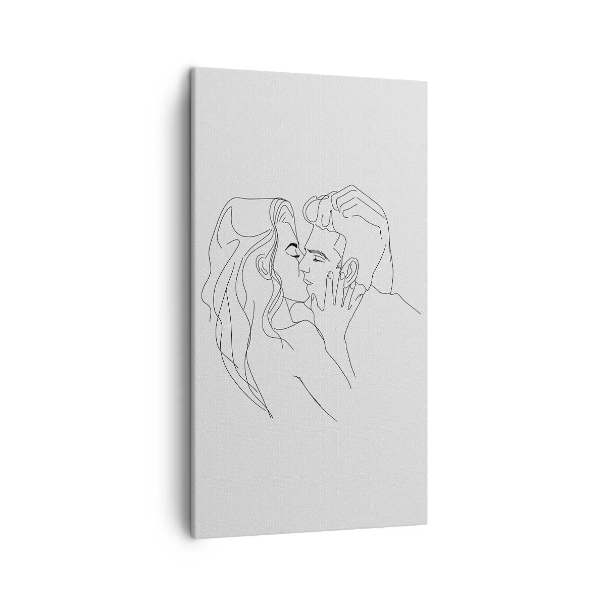 Canvas picture - With the Same Line - 45x80 cm