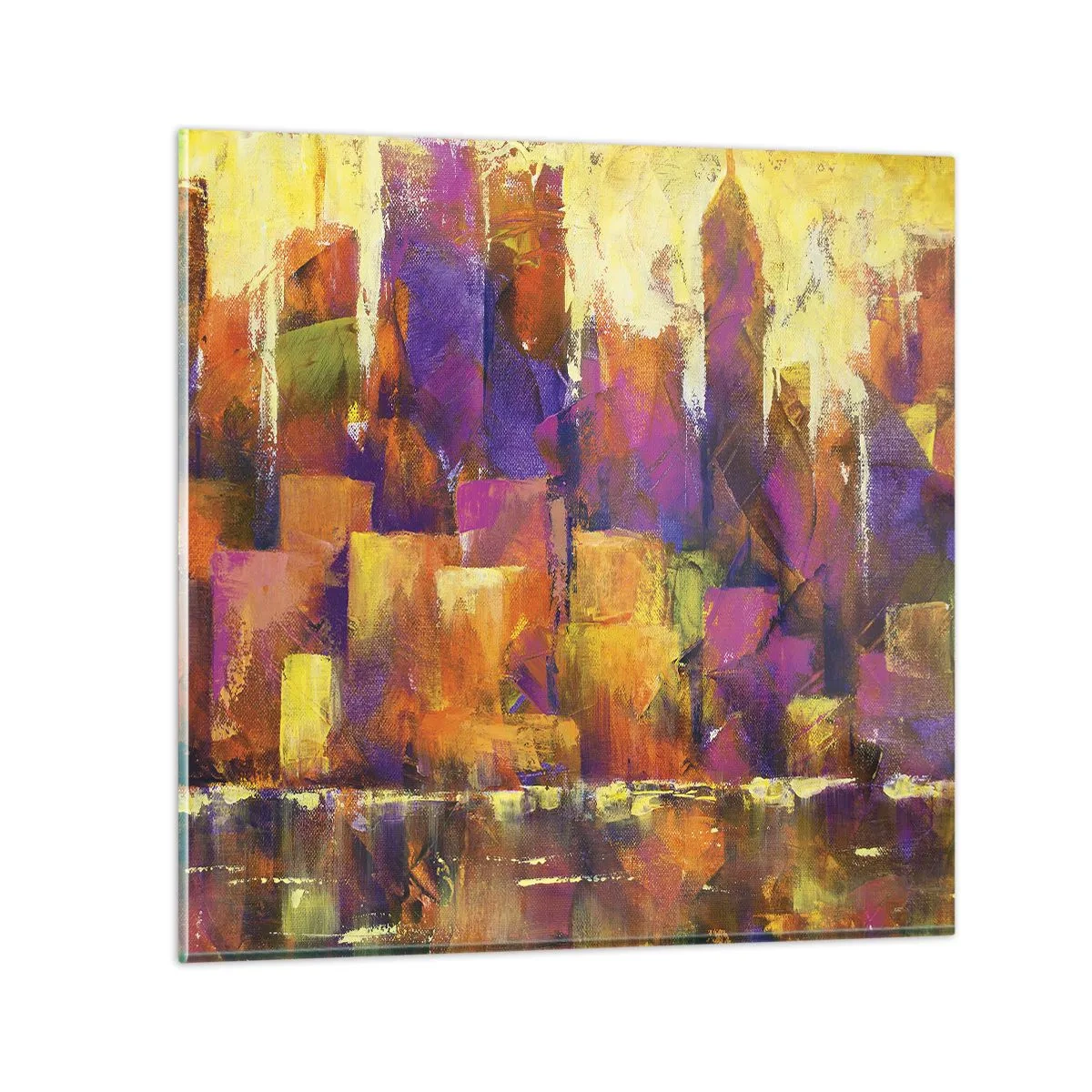 Glass picture - Metropolitan Composition - 40x40 cm