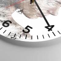 Clock face with numbers