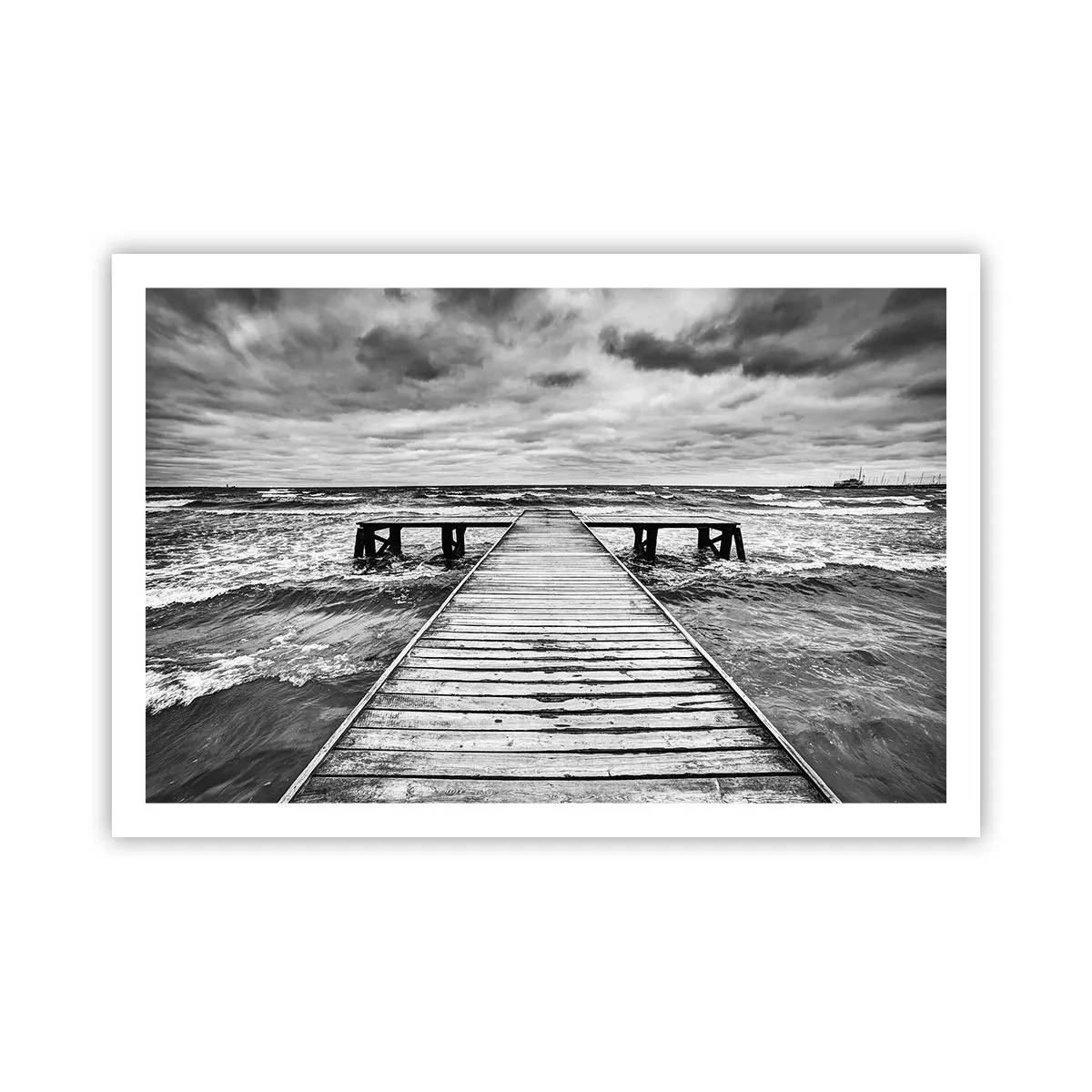 Poster - Waiting for the Wind to Blow away - 91x61 cm