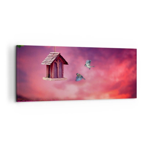 Canvas picture - Invitation to Dinner - 100x40 cm