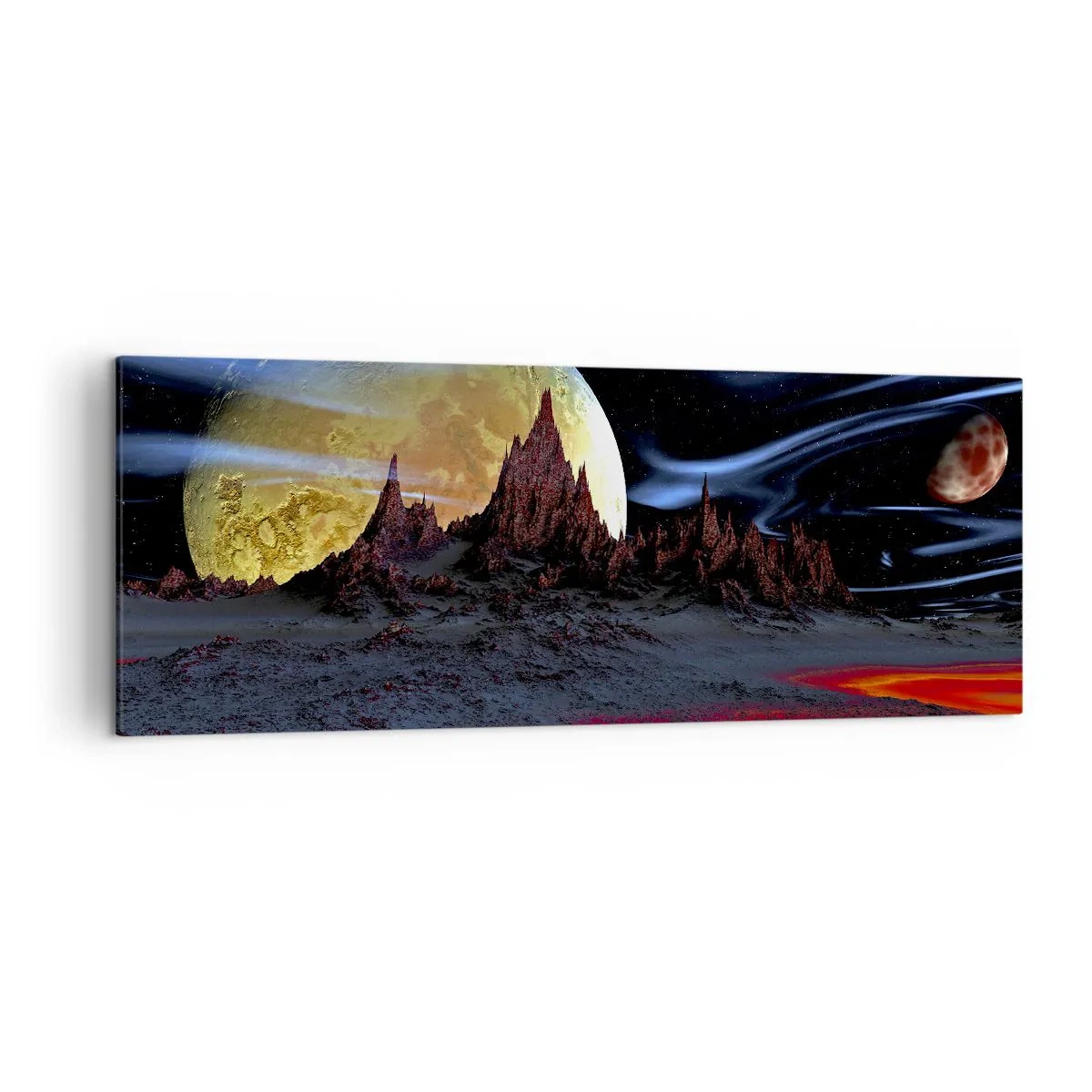 Canvas picture - Unknown World - 140x50 cm