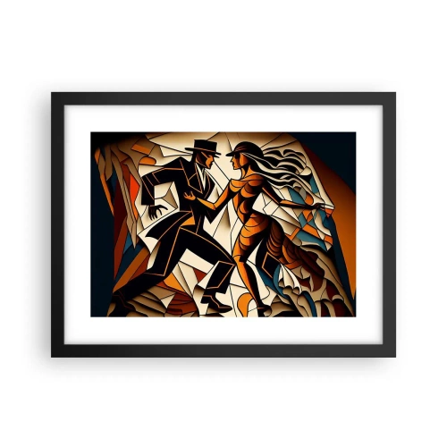 Poster in black frame - Dance of Passion  - 40x30 cm