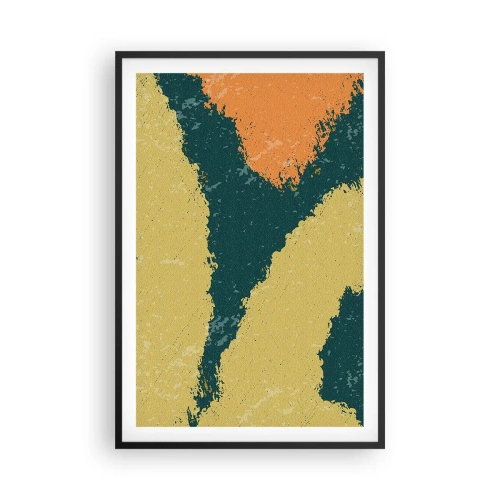 Poster in black frame - Abstract - Slow Motion - 61x91 cm