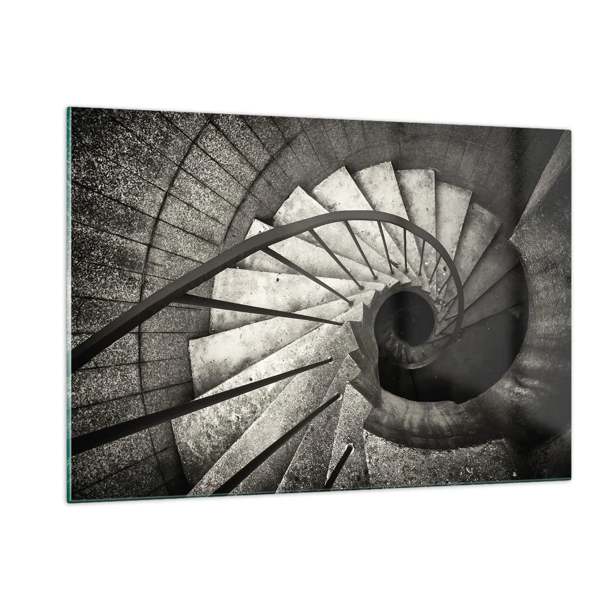 Glass picture - Up the Stairs and Down the Stairs - 120x80 cm