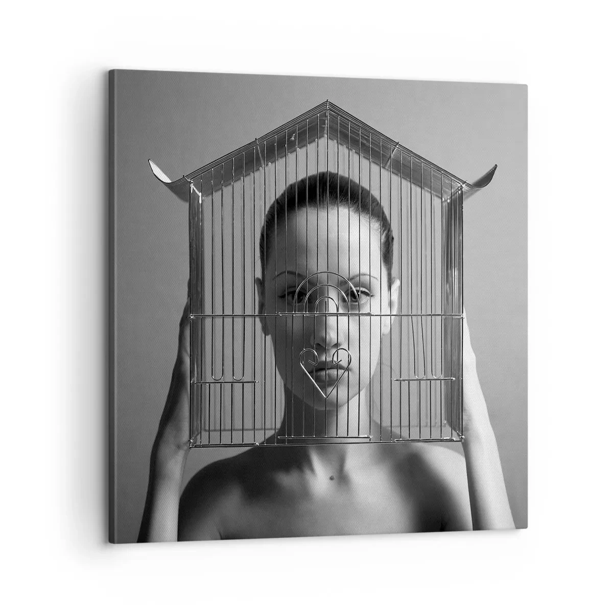 Canvas picture - A Bit Surrealistic Portrat - 60x60 cm