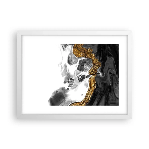 Poster in white frmae - Limited Composition - 40x30 cm