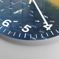 Clock face with numbers