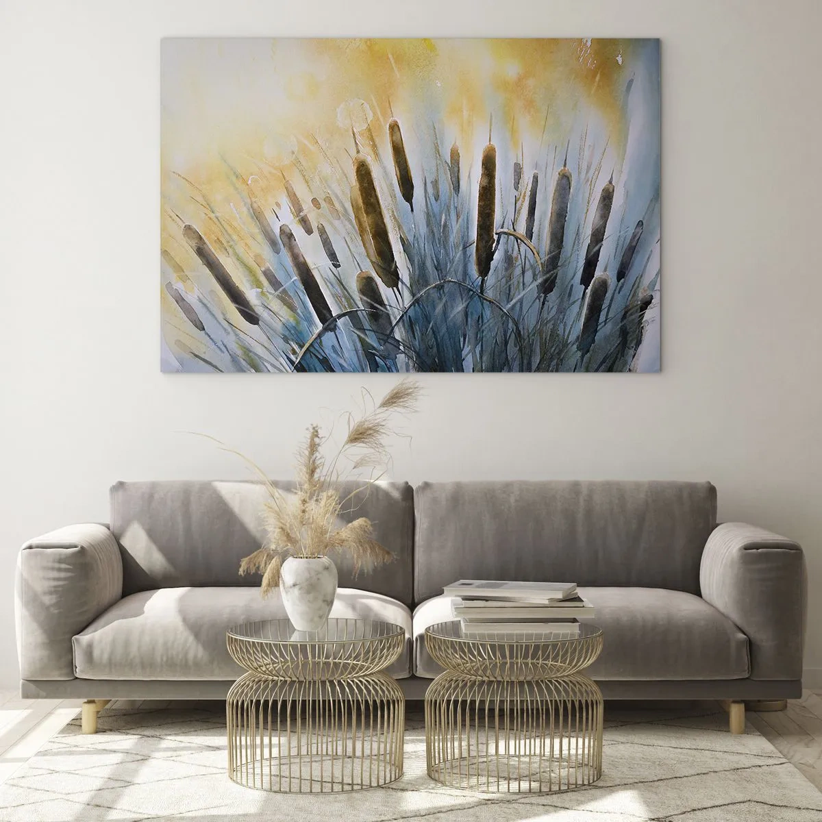 Glass picture - Coolness of Water, Heat of the Sun - 100x70 cm