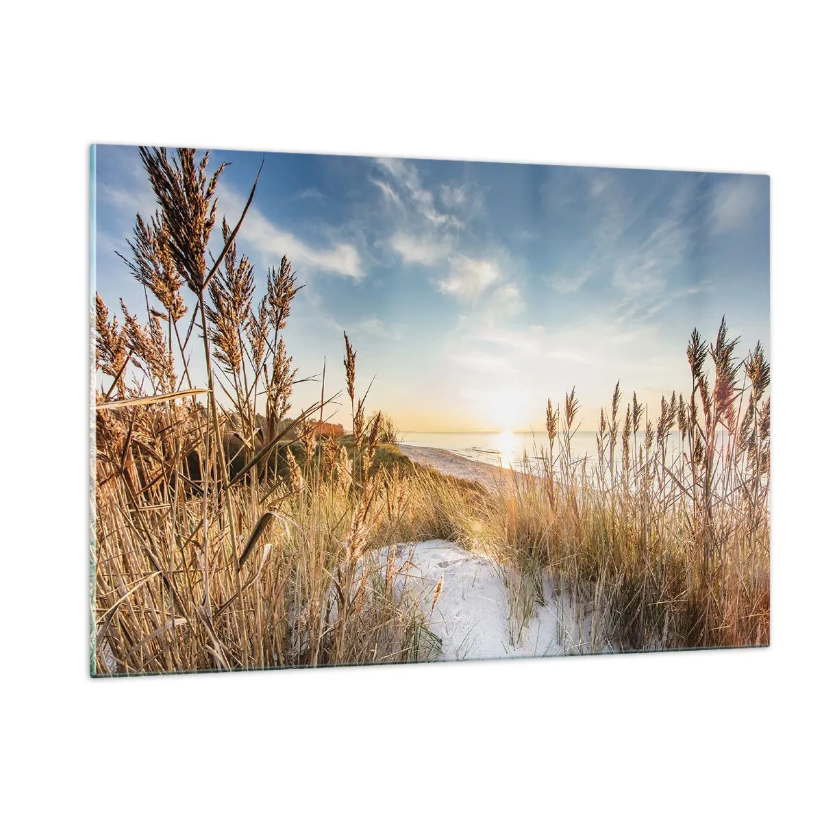 Glass picture - Northern Beach - 120x80 cm