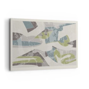 Canvas picture - Composition with Window Pane - 120x80 cm