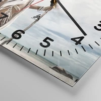 Clock face with numbers