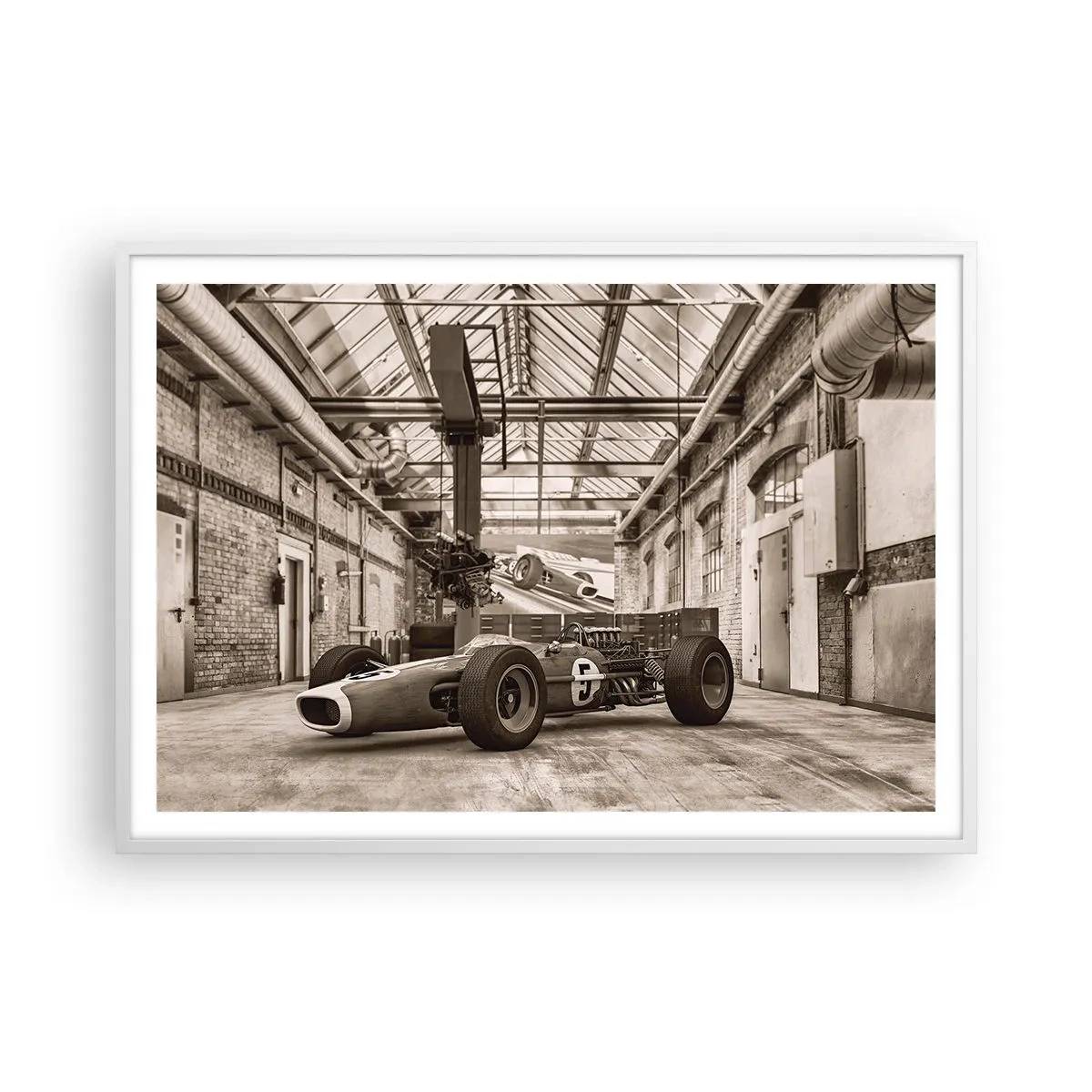 Poster in white frmae - Rest of the Winner - 100x70 cm