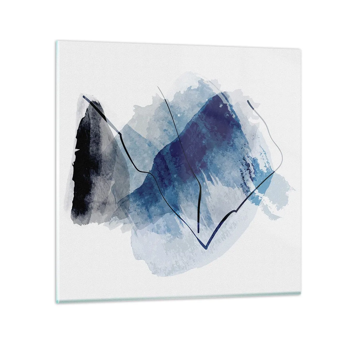 Glass picture - Ice Mountain - 40x40 cm