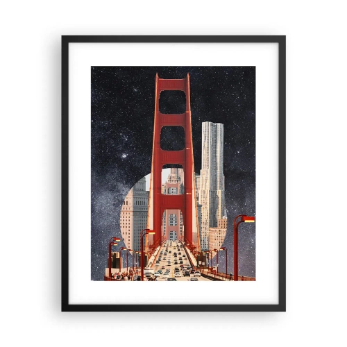 Poster in black frame - Always in the Centre - 40x50 cm