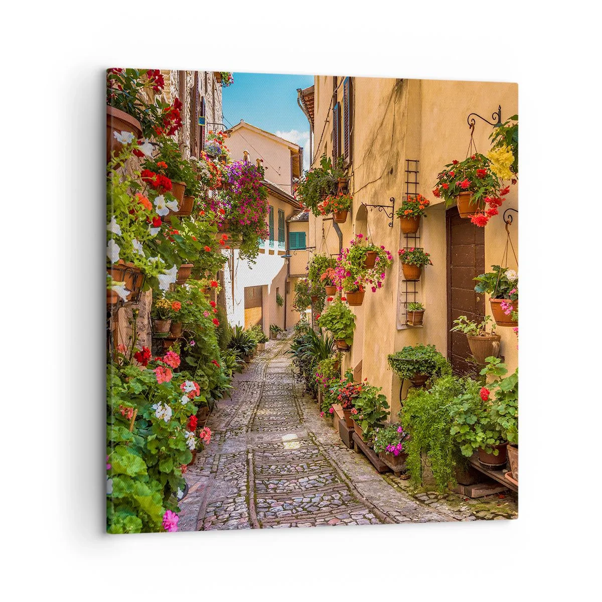 Canvas picture - Italian Back Street - 50x50 cm