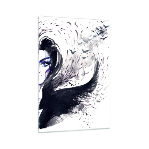 Glass picture - Demonic and Beautiful - 70x100 cm