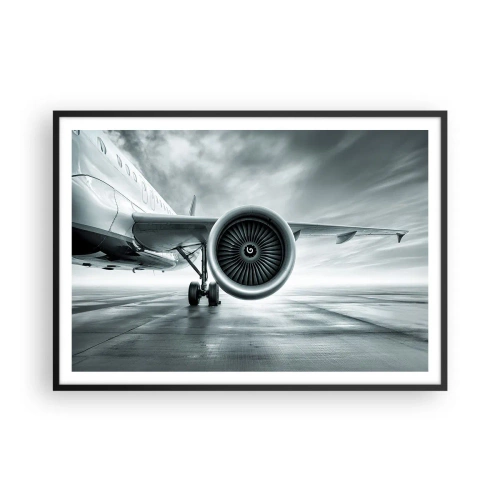 Poster in black frame - There Is Power! - 100x70 cm