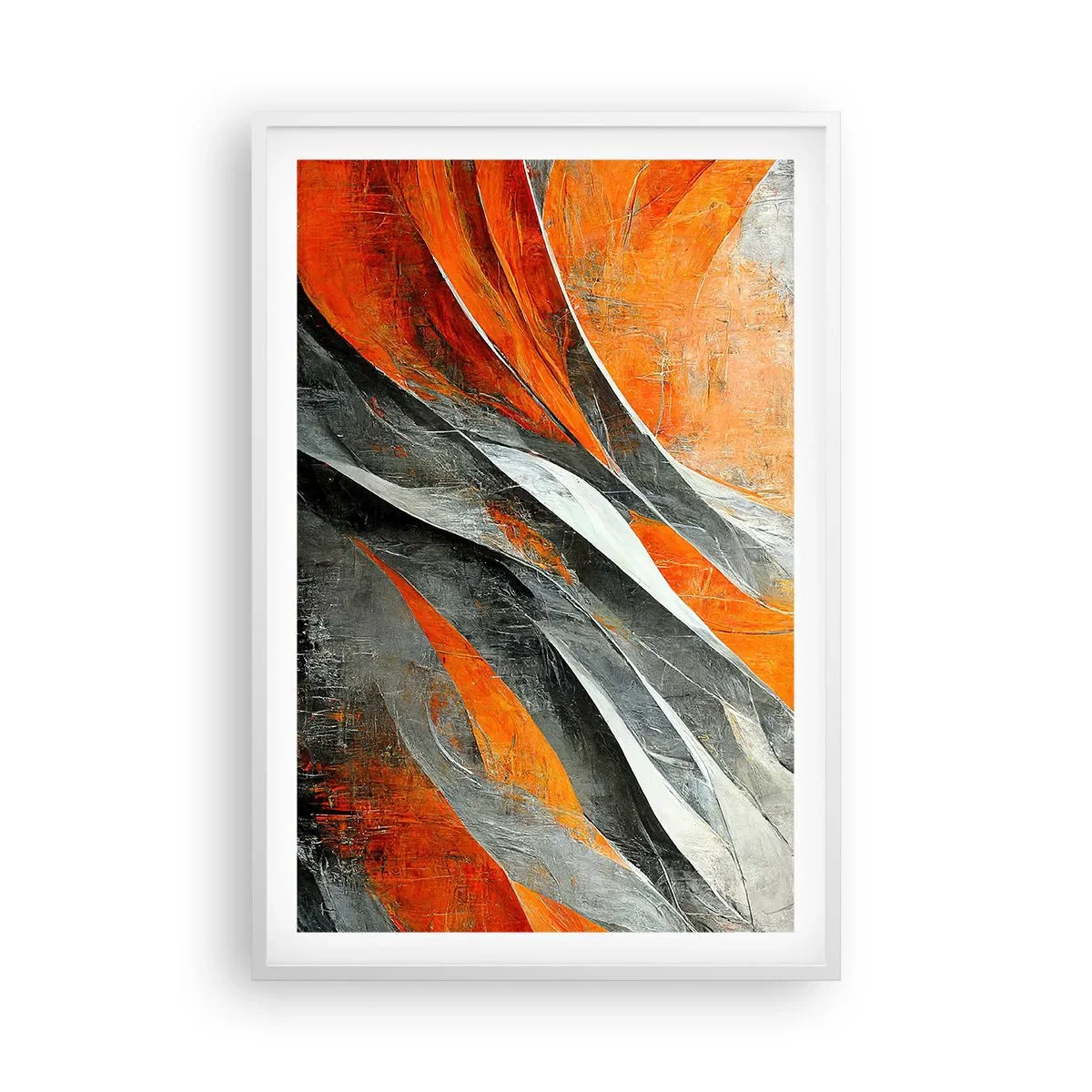 Poster in white frmae - Heat and Coolness - 61x91 cm