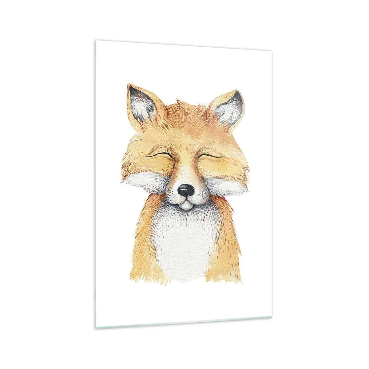 Glass picture - Fox Moods - 70x100 cm