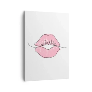 Canvas picture - Ready for a Kiss? - 50x70 cm