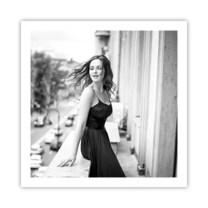 Poster - Certainly a Parisian  - 60x60 cm