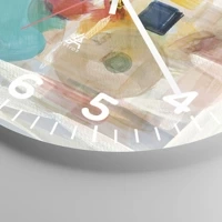 Clock face with numbers